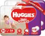Huggies Wonder Pants, Open Waistband, Medium (M) 7-12 kg, Pack of 42