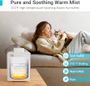 Basic Warm Mist Room Humidifier with Humidity Meter