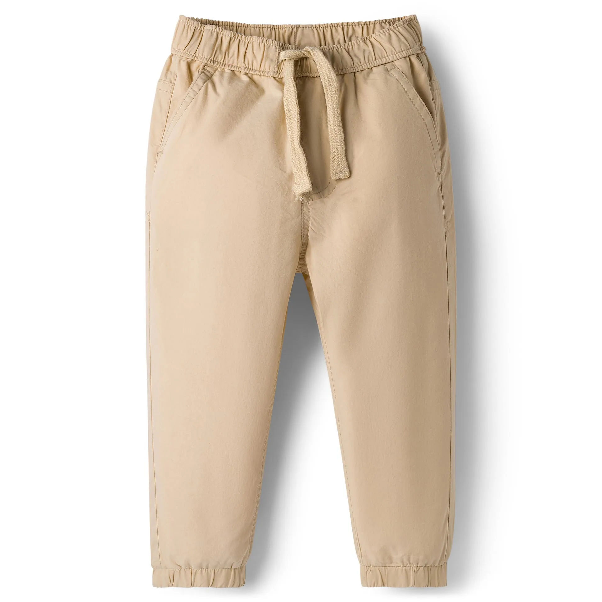 Babyhug Cotton Pants with Elasticated Waist