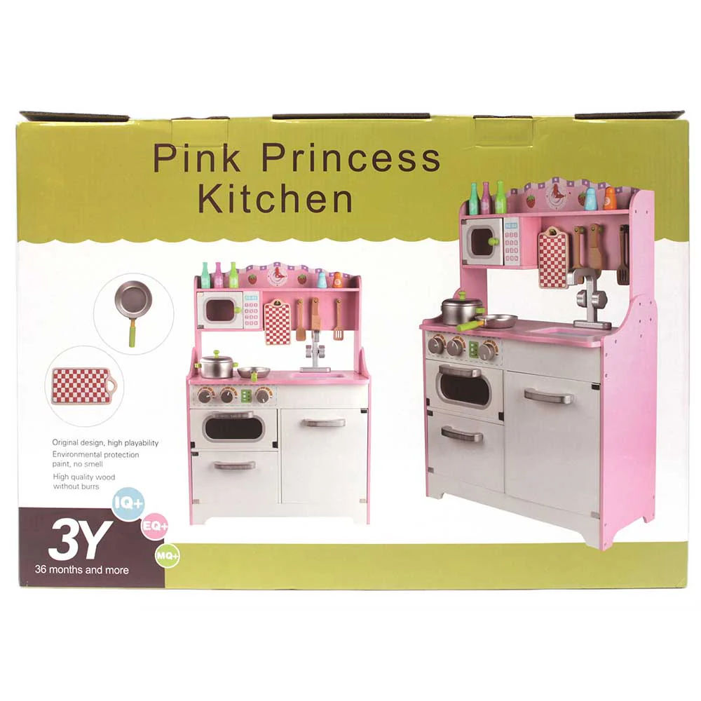 Toycra Wooden Play Kitchen Set with Accessories