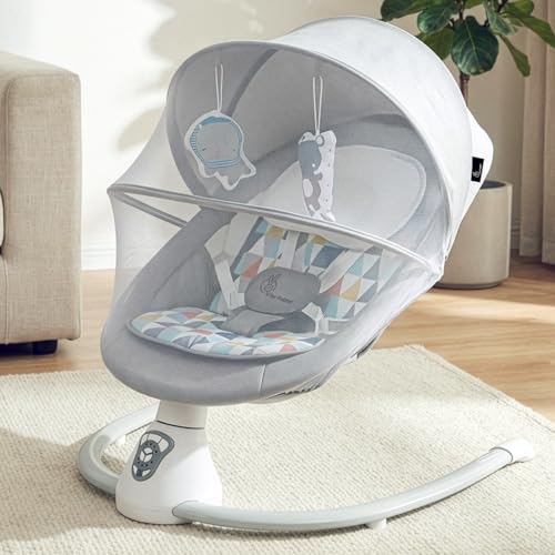 R for Rabbit Swing Bouncer with Hand Push