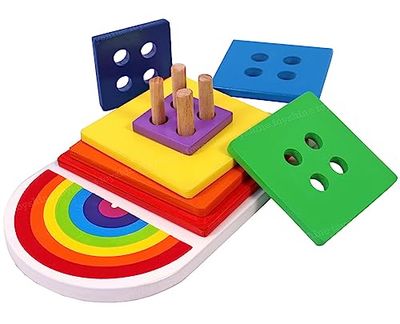 Toyshine Rainbow Stacking Cups — buy on Amazon India