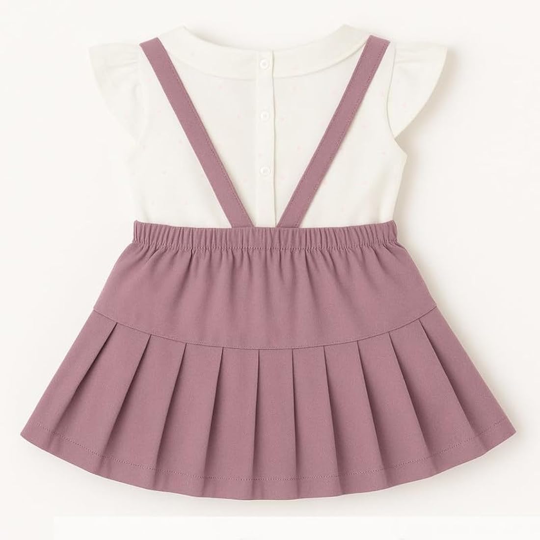 Brats and Braids Solid Color Baby Top