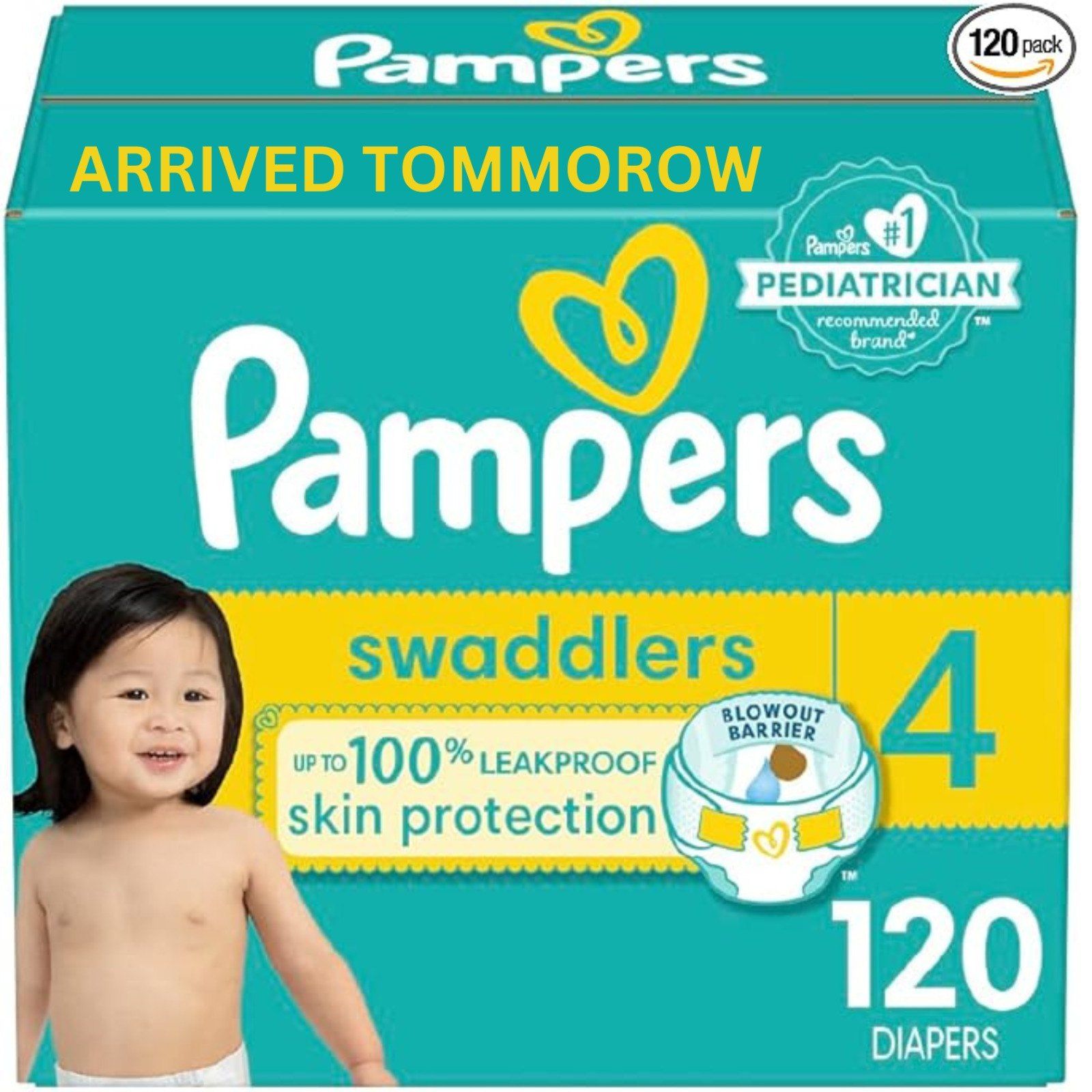 Pampers Swaddlers Size 4 Large