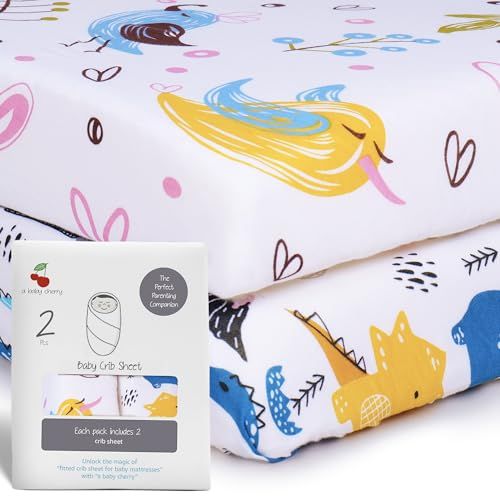 Babyhug Cotton Polyester Fitted Crib Sheet