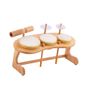 Wooden Tabla Set for Toddlers - Hand Drum with Mallets