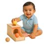Skola Wooden Object Permanence Box with Ball Drop