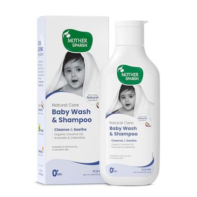 The Moms Co Tear-Free Natural Baby Wash (200ml) — buy on Amazon India
