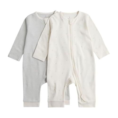 Mothercare Cotton-Modal Blend Onesie (Pack of 2)