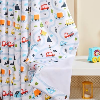Nicoya Blackout Curtains for Kids Rooms (Set of 2, 4ft x 5ft) — buy on Amazon India