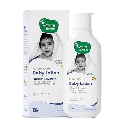 Mother Sparsh Natural Care Baby Lotion Unscented 200ml — buy on Amazon India