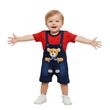 Babyhug Denim Style Baby Dungarees with Adjustable Straps