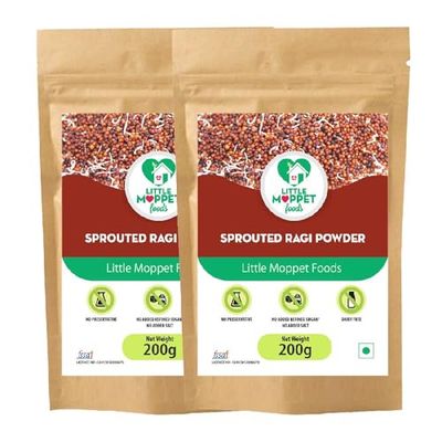 Little Moppet Organic Ragi Flour for Babies (200g) — buy on Amazon India