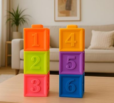 Toyshine Squeezable Soft Blocks (Set of 10) — buy on Amazon India