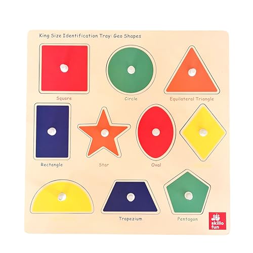 Skillofun Wooden Numbers Peg Board