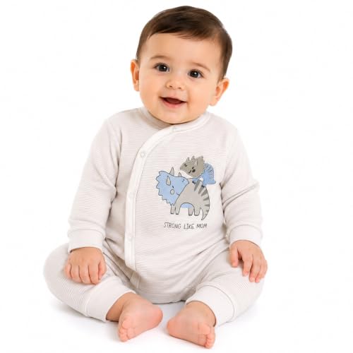Bornbay Infant Soft Romper with Mittens