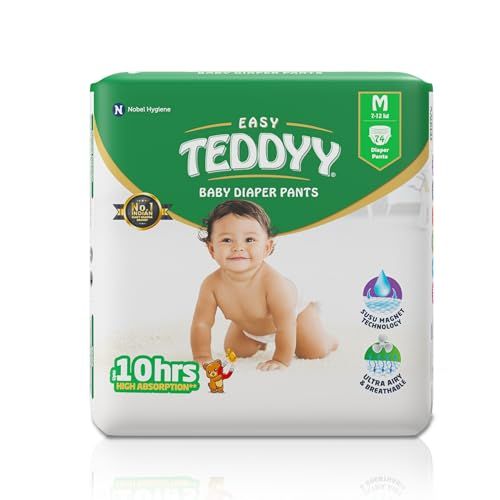Nappa Diapers Medium Size (36 Pieces Pack) Breathable Fit