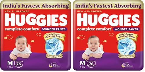 Huggies Wonder Pants Medium Size (40 Pieces Pack) Overnight Protection