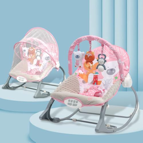 LuvLap Baby Bouncer Rocker with Gentle Vibration
