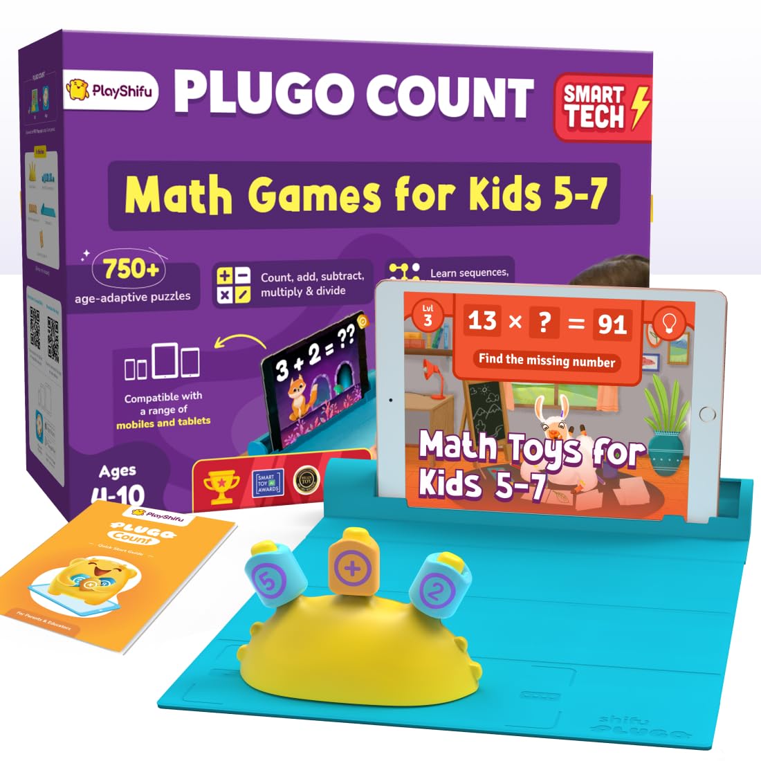 PlayShifu Plugo Count Math Learning Kit
