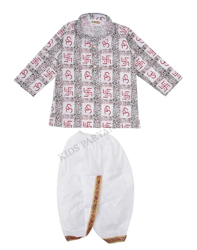 Catcub Baby Dhoti 100% Cotton Ethnic Wear (12-18 Months)
