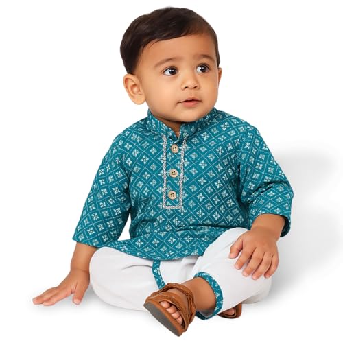 Littly Soft Cotton Baby Dhoti Festival Wear (0-24 Months Range)