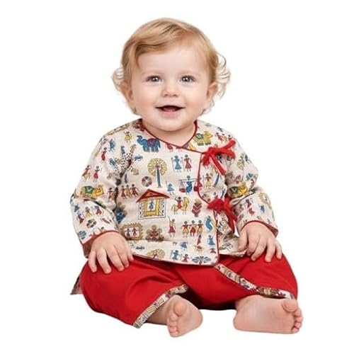 Wish Karo Baby Boy Dhoti Kurta Set with Belt