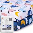 FirstCry BabyHug Crib Sheet (75% Cotton, 25% Polyester)