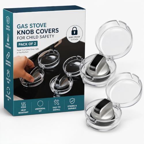 Amardeep Gas Stove Knob Covers (Set of 4)