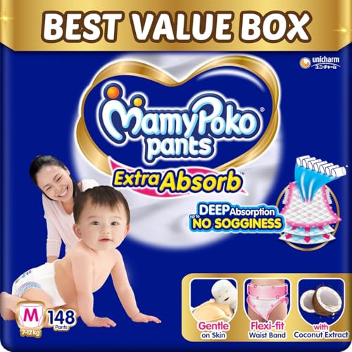 MamyPoko Pants Extra Absorb - Size Medium (8-12kg)