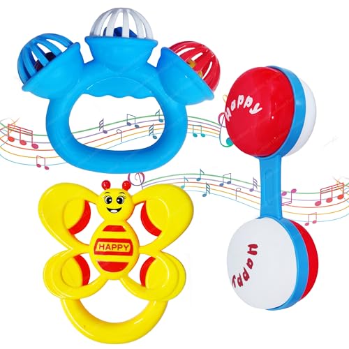 FunBlast Colorful Baby Rattle Toy Set