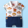 FirstCry Premium Cotton Rompers for Baby (Pack of 3, 0-6 Months)