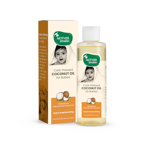 Mamaearth Organic Baby Oil - Cold-Pressed Coconut & Almond, 200ml