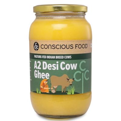 Conscious Food A2 Ghee (Grass-Fed Desi Cow) — buy on Amazon India