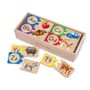 Melissa & Doug Wooden Picture Puzzles with Words (Indian Theme)