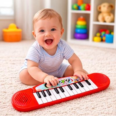 Playgo Baby Cute Piano Portable Musical Toy for Travel — buy on Amazon India