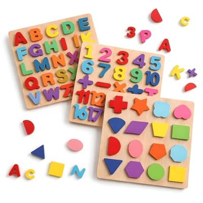 Toyshine Wooden Alphabet Puzzle Educational Toy for Kids — buy on Amazon India