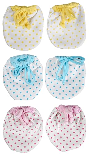 Babyhug Organic Cotton Anti-Scratch Mittens