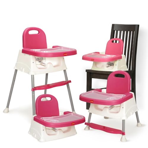 LuvLap Convertible High Chair (Plastic & Metal, Lead-Free)