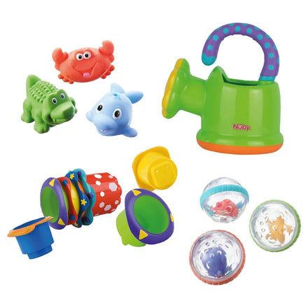 Nuby Bath Tub Toys Set of 6 Floating Animals