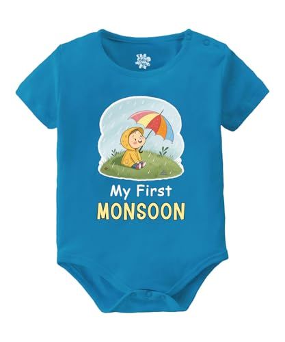 Babyhug Baby Romper Cotton Polyester Blend Monsoon Quick-Dry