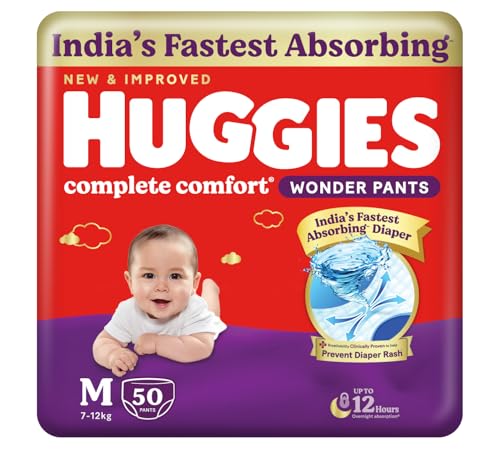 Huggies Wonder Pants Medium (7-12 kg) - 42 Count