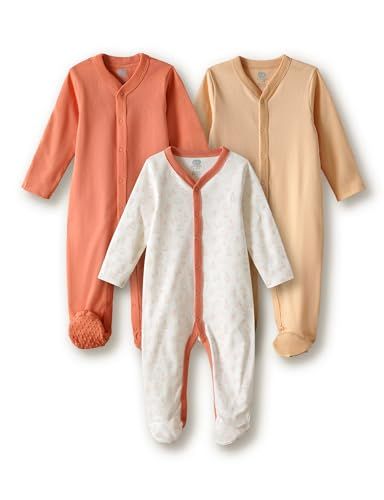 Chicco Baby Sleepsuit 100% Cotton (Long Sleeve, 0–6 Months)