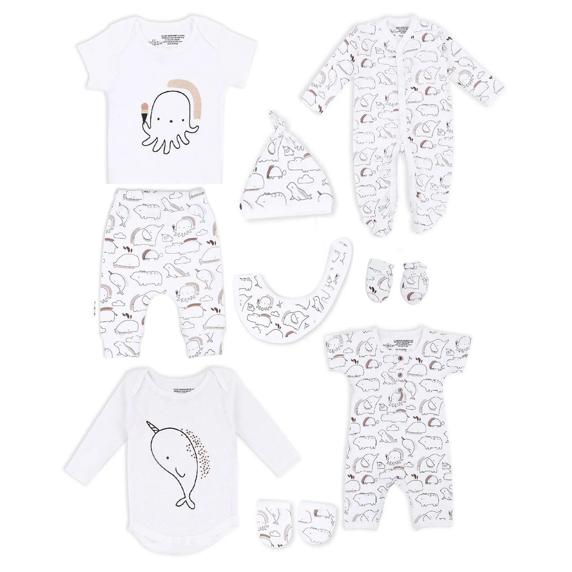 FirstCry Intellikids Bamboo Onesies (Pack of 3)