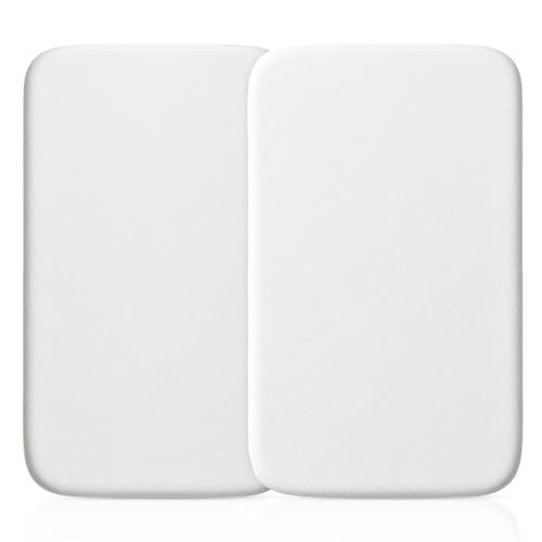 Chicco Next2Me Crib Fitted Sheet (White, 2-Pack)