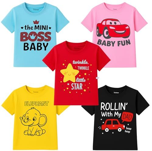 FirstCry Organic Baby T-Shirt Pack (Set of 2)