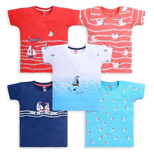 Babyhug Regular Cotton Baby T-Shirt Pack (Set of 3)