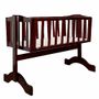 Babyhug Valencia Wooden Crib with Mattress and Mosquito Net