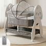 R for Rabbit Sapphire Baby Crib with Change Table and Mattress