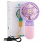 Amazon Basics Rechargeable Portable Handheld Fan (USB-C, 3-Speed)